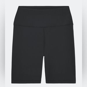 NWT Onia black ribbed biker shorts, Large